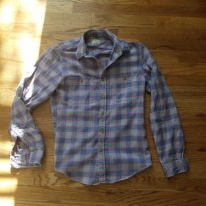 J. Crew slim fit utility flannel shirt plaid